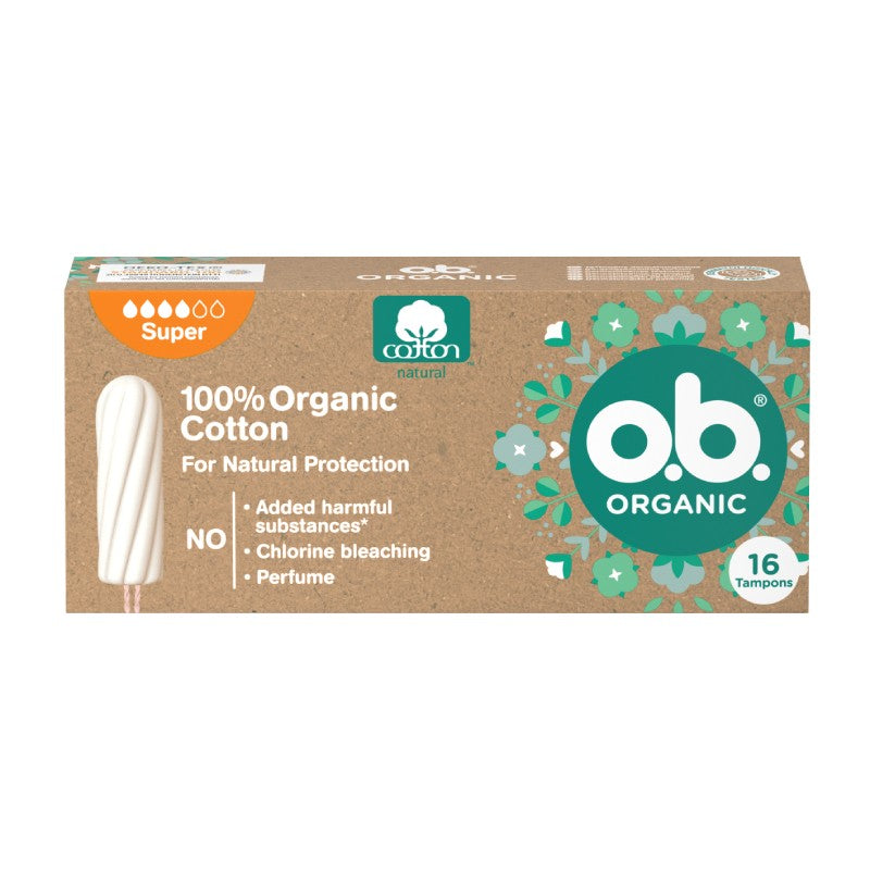 O.B. Organic Super tampons N16