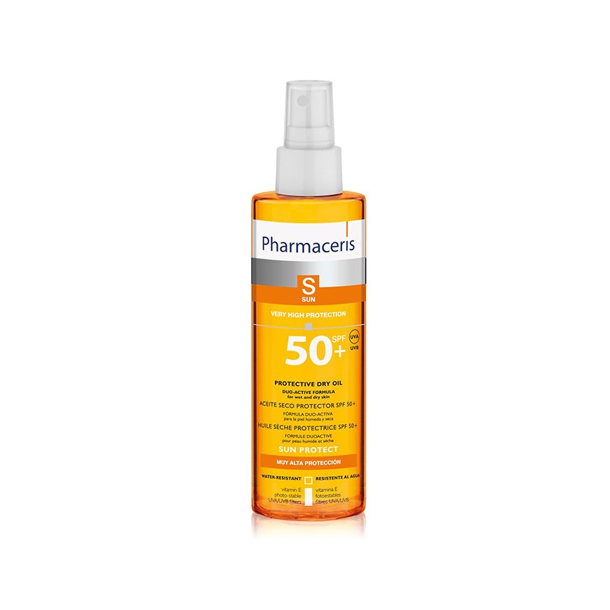 PHARMACERIS Sun SPF50+ protective dry body oil 200 ml