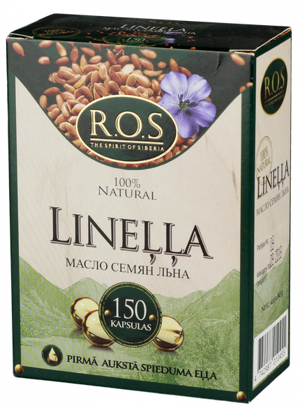 R.O.S. Linseed oil capsules 150 pcs
