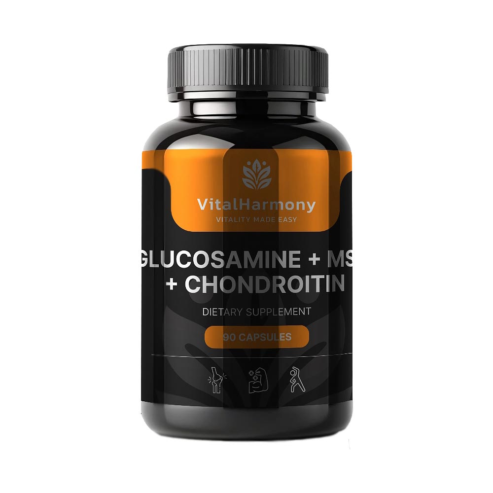 VitalHarmony Glucosamine + MSM + Chondroitin capsules N90