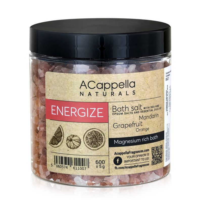 ACappella Naturals bath salt energizing ENERGIZE 600 g