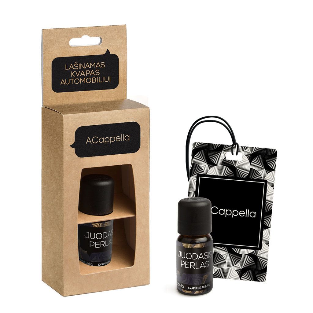 ACappella drip car fragrance with carton Black pearl 10 ml