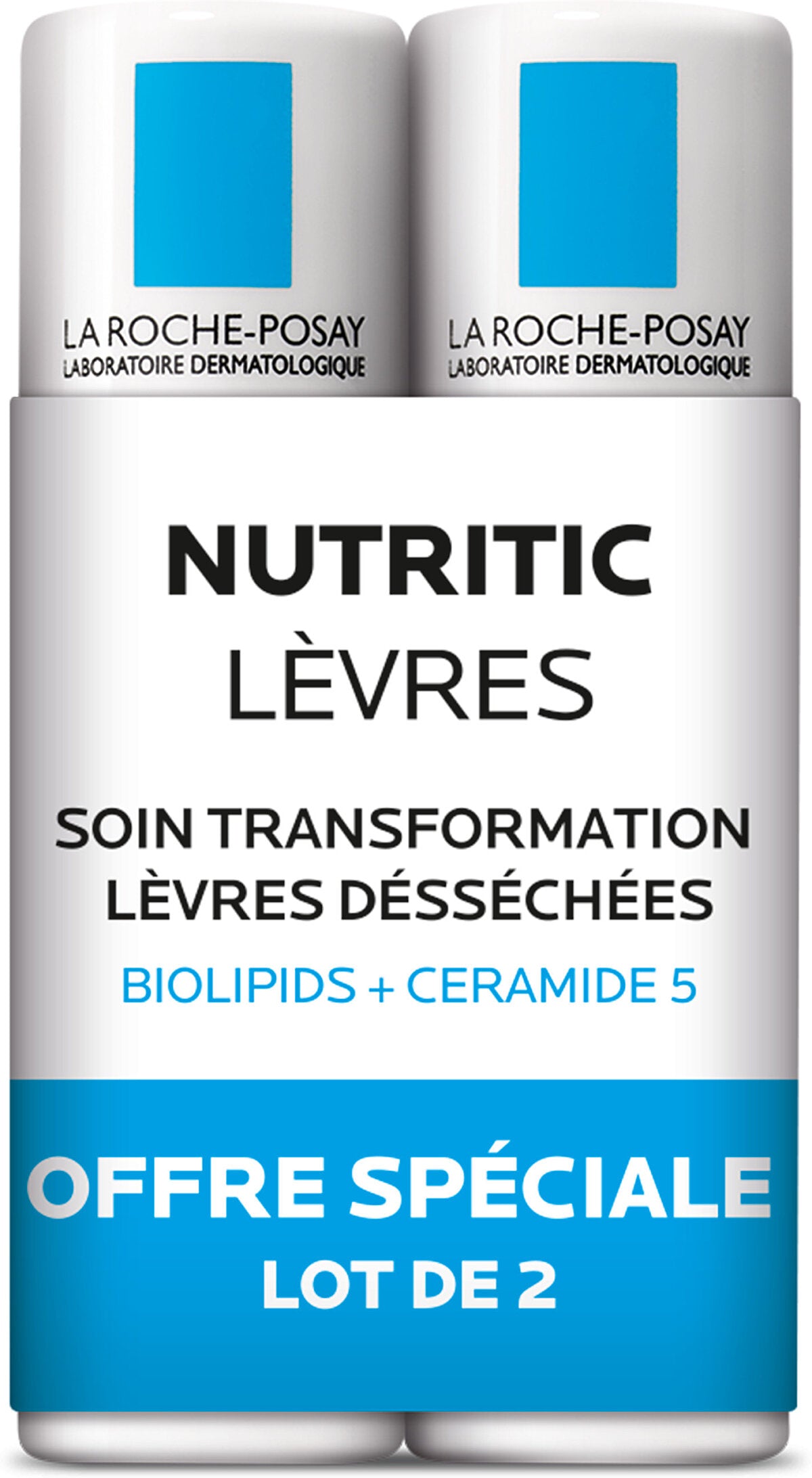 La Roche-Posay Nutritic Lips 47ml Pack Of 2