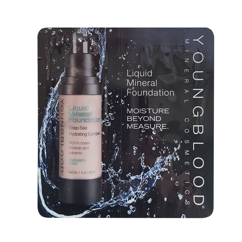 Youngblood Liquid Mineral Foundation Golden Tan SAMPLE