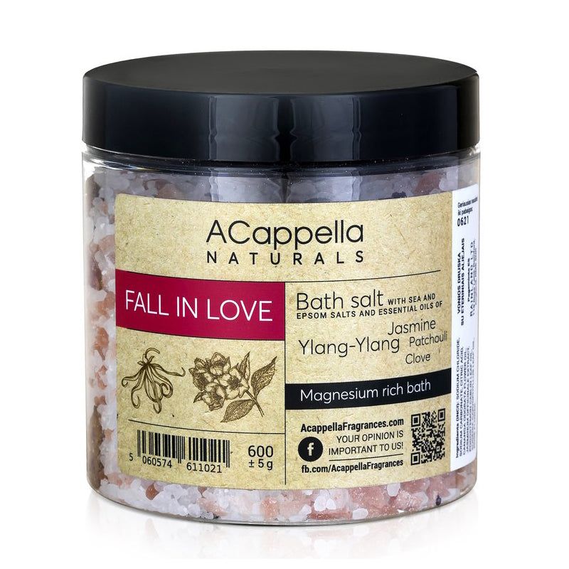 ACappella Naturals bath salt FALL IN LOVE 600 g