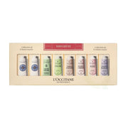 Set L'Occitane en Provence: Shea Butter, Hydrating, Hand Cream, 2 pcs, 30 ml + Neroli & Orchidee, Hydrating, Hand Cream, 30 ml + Rose, Hydrating, Hand Cream, 30 ml + Fleurs De Cerisier, Hydrating, Hand Cream, 30 ml + Amande Sublime, Hydrating, Hand Cre...