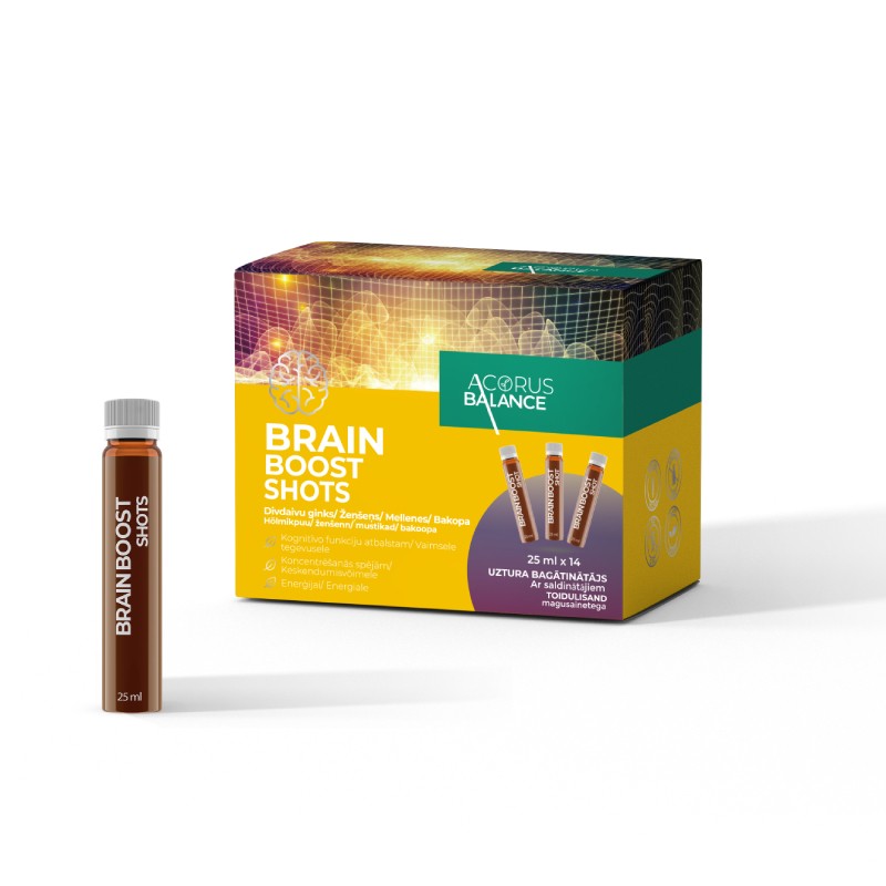 ACORUS BALANCE Brain Boost Shots ampoules for mental activity N14