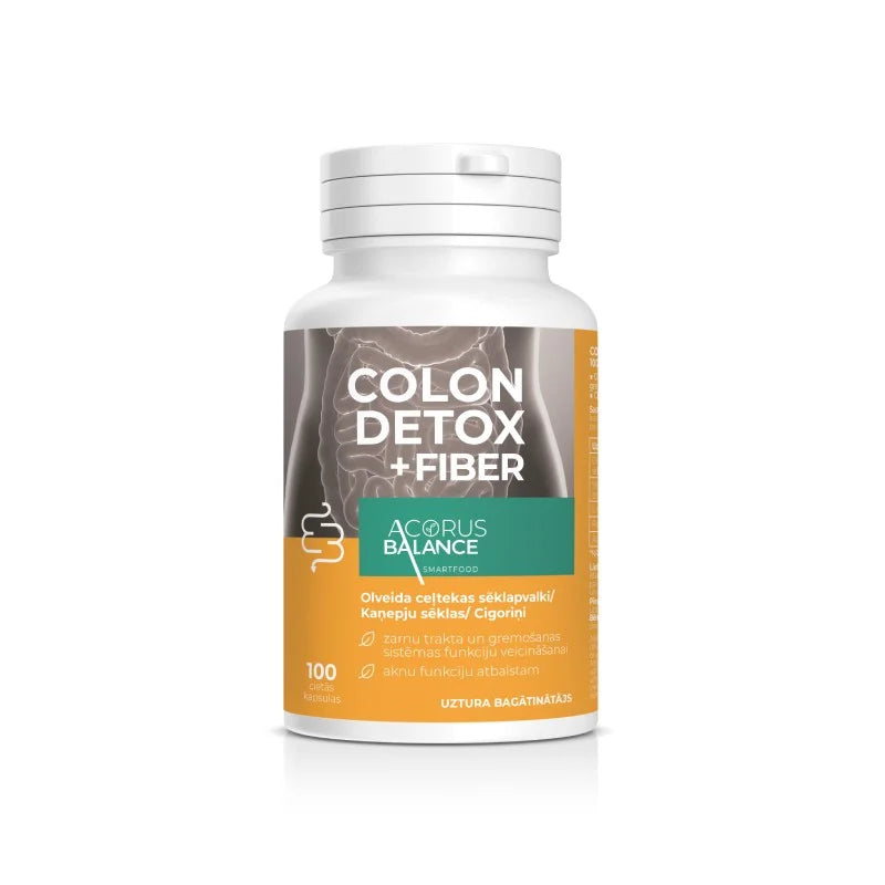 ACORUS BALANCE Colon Detox+Fiber capsules N100
