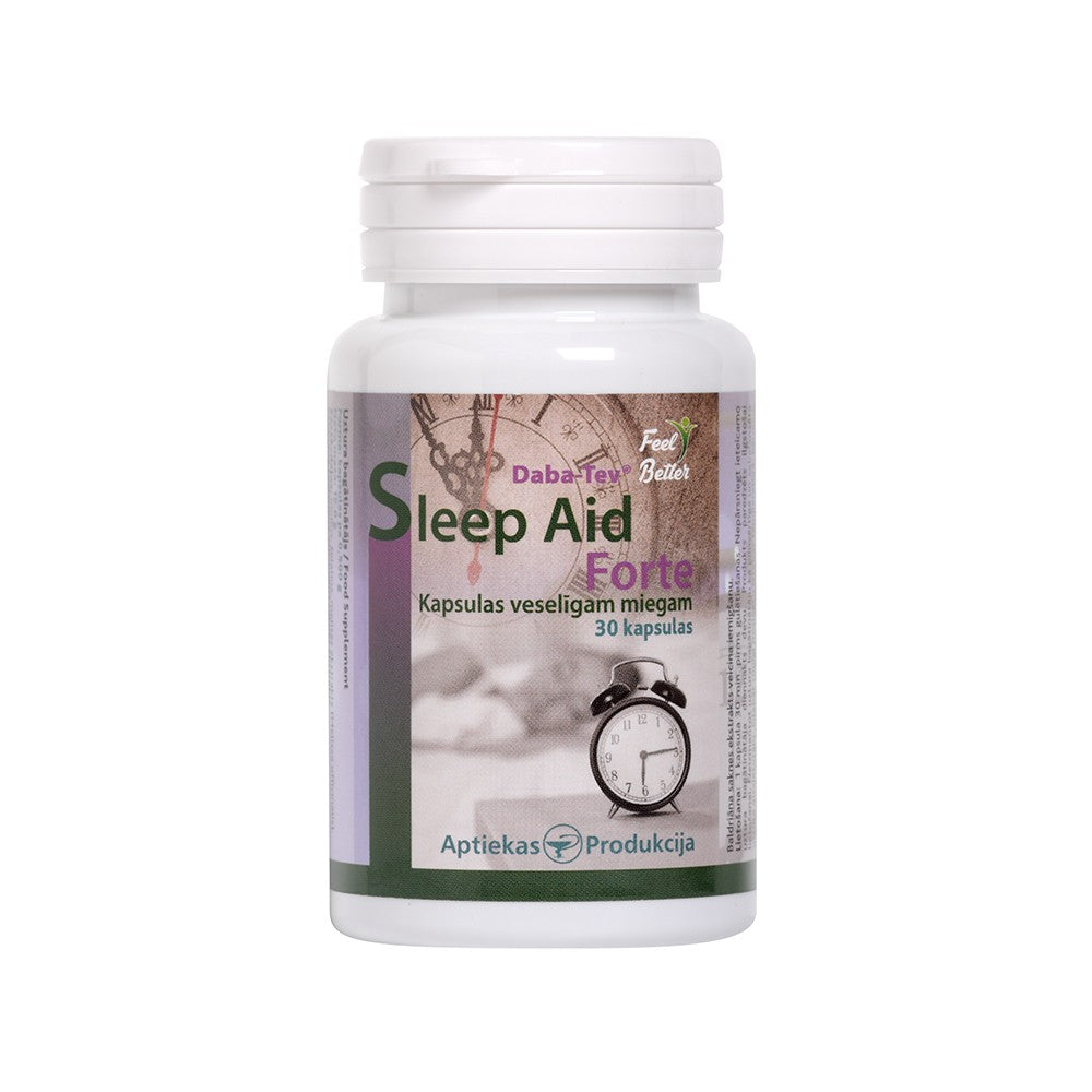 APTIEKAS PRODUKCIJA Sleep Aid Forte hard gelatin capsules N30