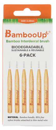 BAMBOO UP 0.40 mm interdental space brush 6 pcs