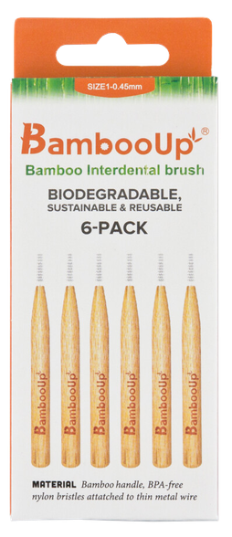 BAMBOO UP 0.40 mm interdental space brush 6 pcs