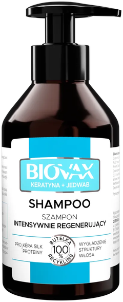 BIOVAX Keratin  Silk restorative shampoo 200 ml