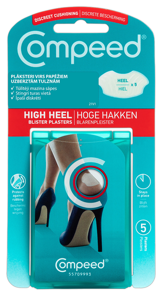 COMPEED Above Heels Lets rub For blisters a patch 5 pcs