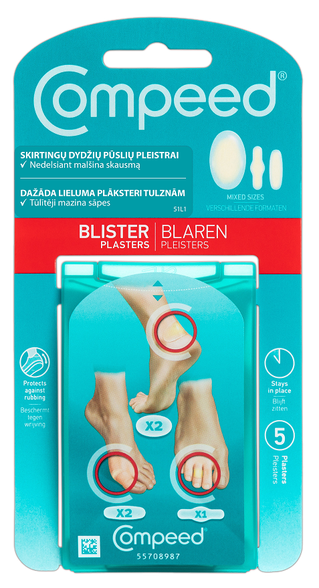 COMPEED Different Size patches blisters 5 pcs