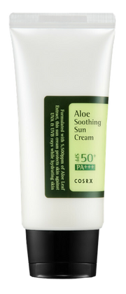 COSRX Aloe Soothing SPF50+ PA+++ Sun faces cream 50 ml