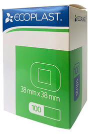 ECOPLAST 38mmx38mm a patch 100 pcs
