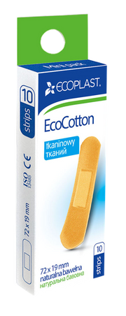 ECOPLAST EcoCotton Mini 72x19mm a patch 10 pcs