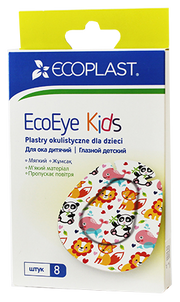 ECOPLAST EcoEye Kid 5.7 cm x 7.2 cm eye patches 1 pcs
