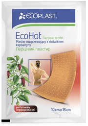 ECOPLAST Ecohot Warming Pepper 10x15cm a patch 1 pcs