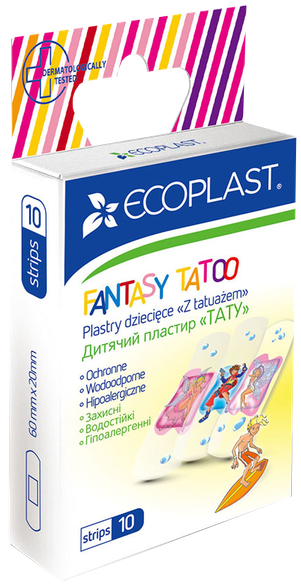 ECOPLAST Fantasy Tattoo a patch 10 pcs