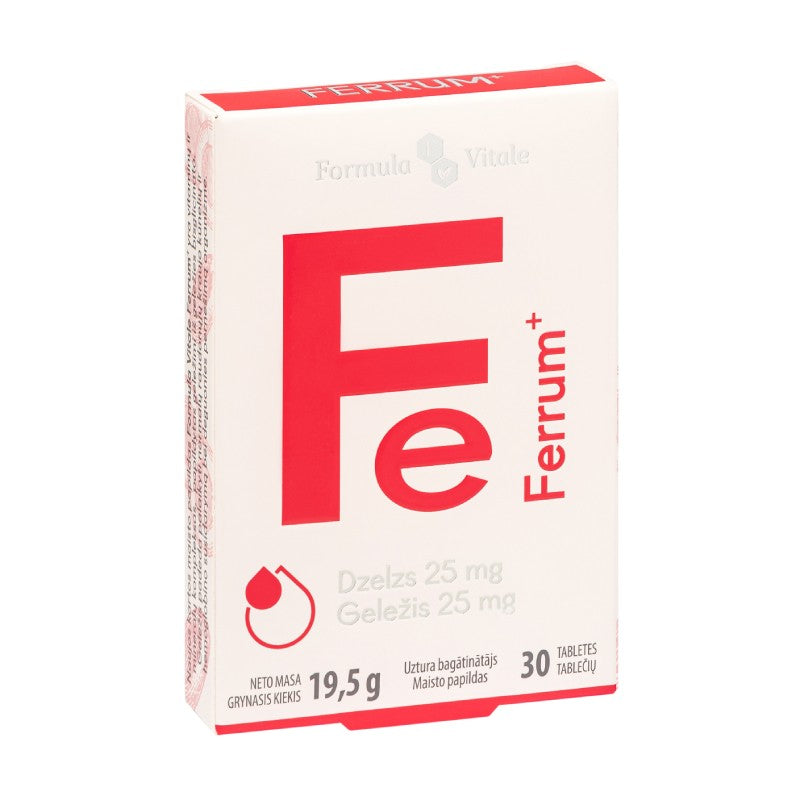 FORMULA VITALE Ferrum+ 25 mg tablets N30