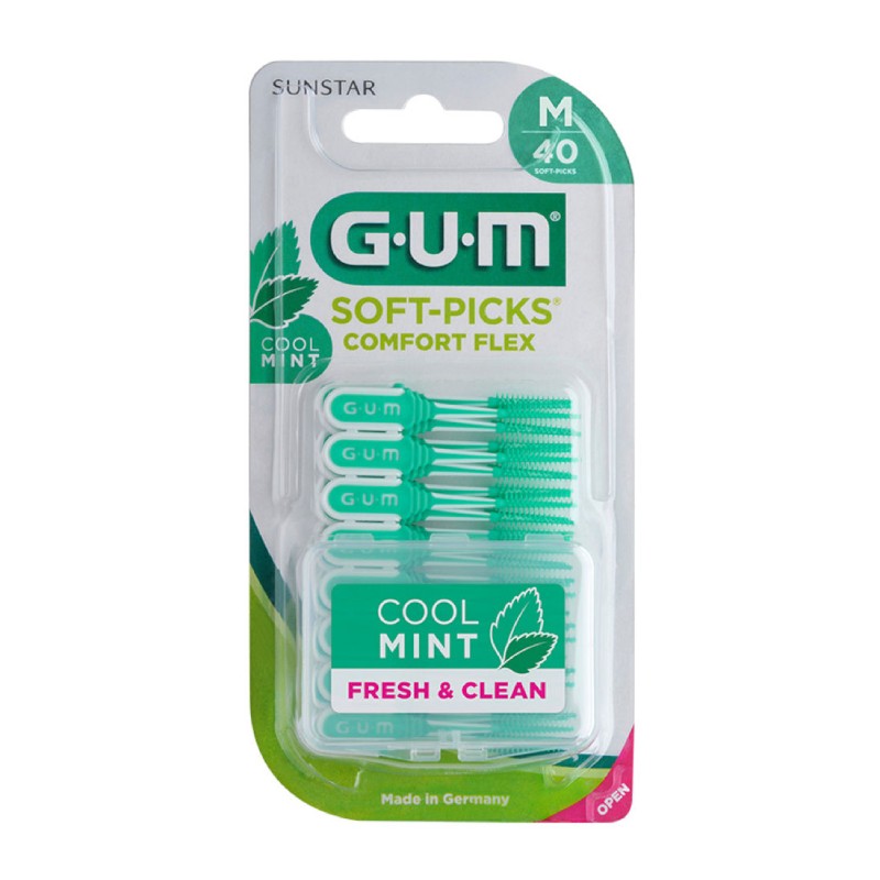 GUM Soft Picks Comfort Flex toothpicks mint, size M N40