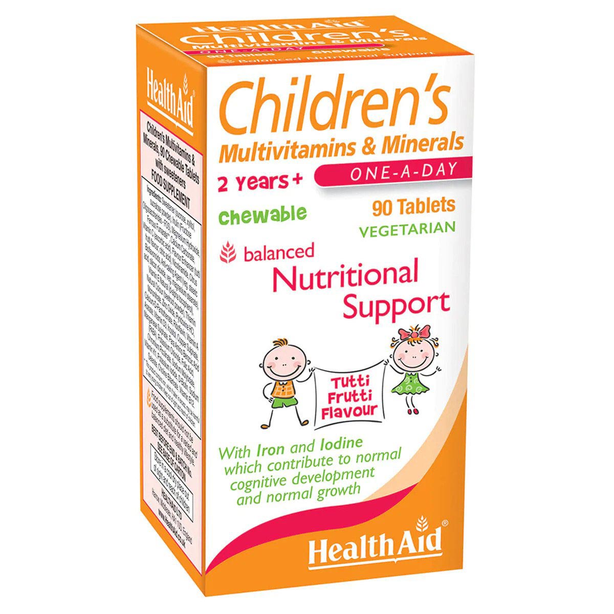 HealthAid Children's Multivitamins & Minerals chewable tablets N90
