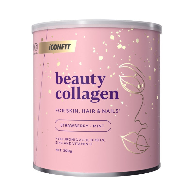 Iconfit Beauty Collagen - Strawberry Mint powder 300 g