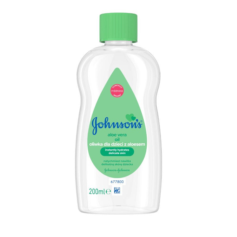 JOHNSON'S Baby Aloe Vera Oil for children with aloe extract 200 ml