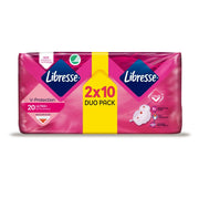 LIBRESSE Invisible Normal sanitary napkins N20