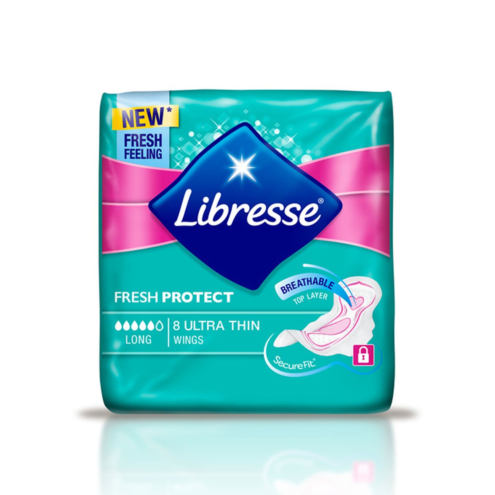 LIBRESSE Invisible Super Hygienic Packages N8