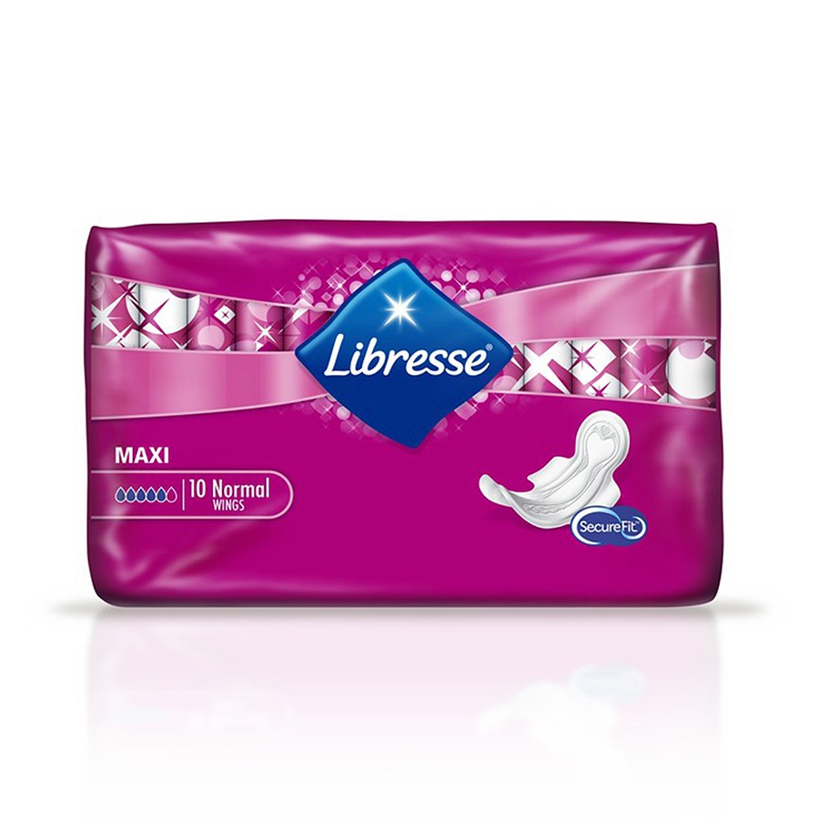 LIBRESSE Maxi Normal sanitary napkins N10