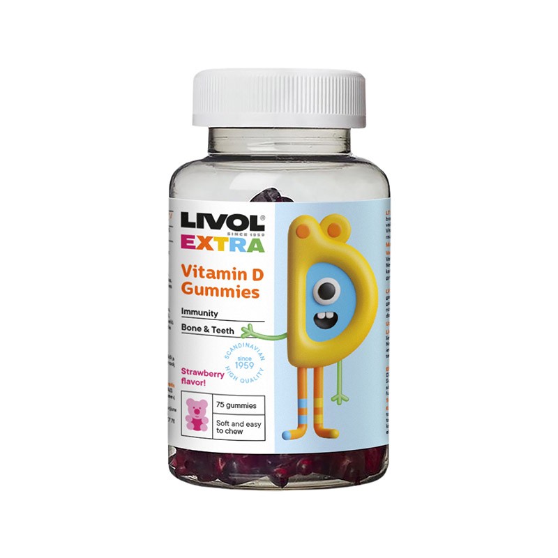 LIVOL Extra Vitamin D Mishka N75