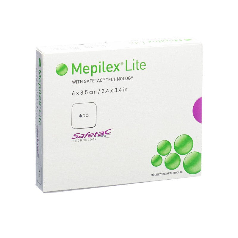 MEPILEX Lite 6x8.5cm absorbent foam bandage 5 pcs.