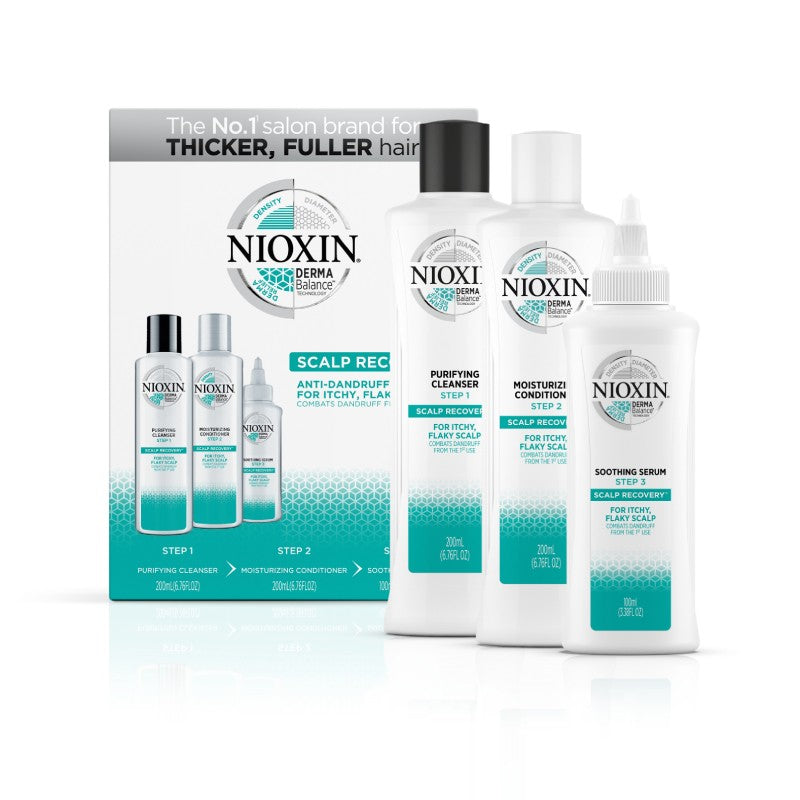NIOXIN Scalp Recovery anti-dandruff set for scalp balancing 200 + 200 + 100 ml