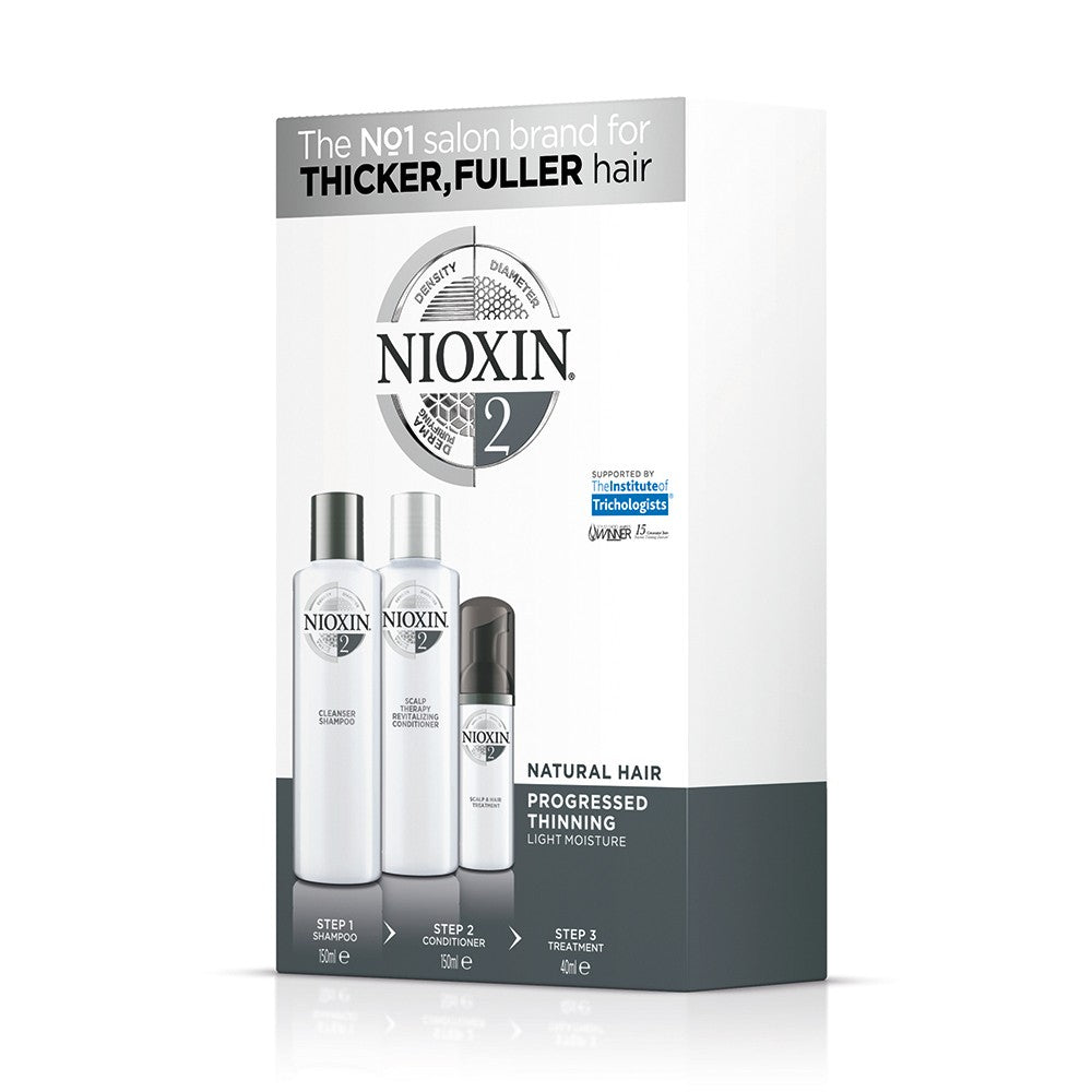 NIOXIN System 2 - set for natural hair with progressive thinning 150 + 150 + 40 ml