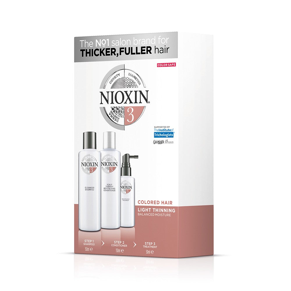 NIOXIN System 3 - set for colored hair with a slight tendency to thinning 150 + 150 + 50 ml