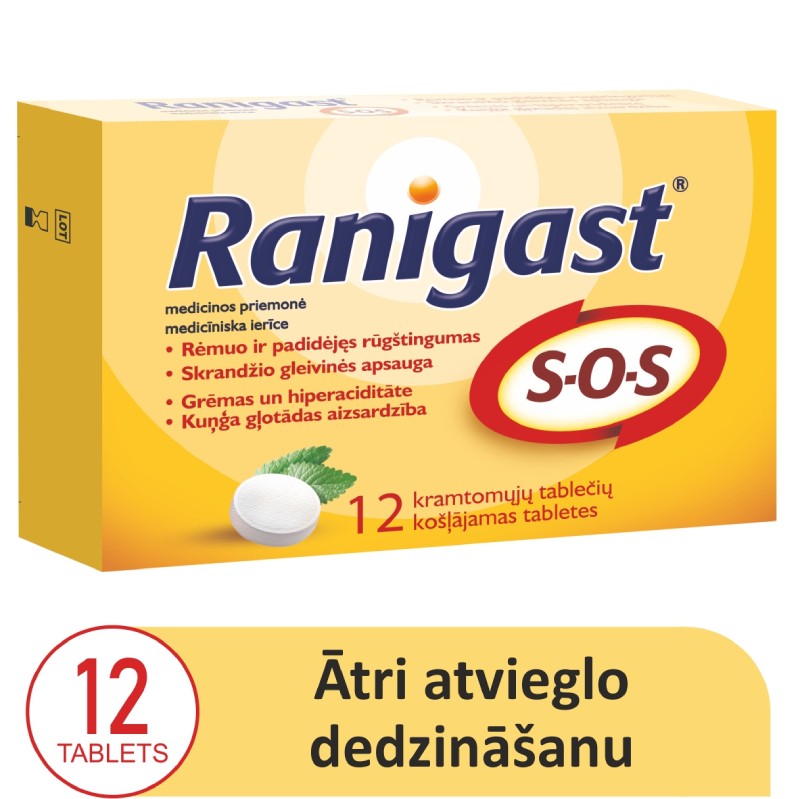 RANIGAST S-O-S chewable tablets N12