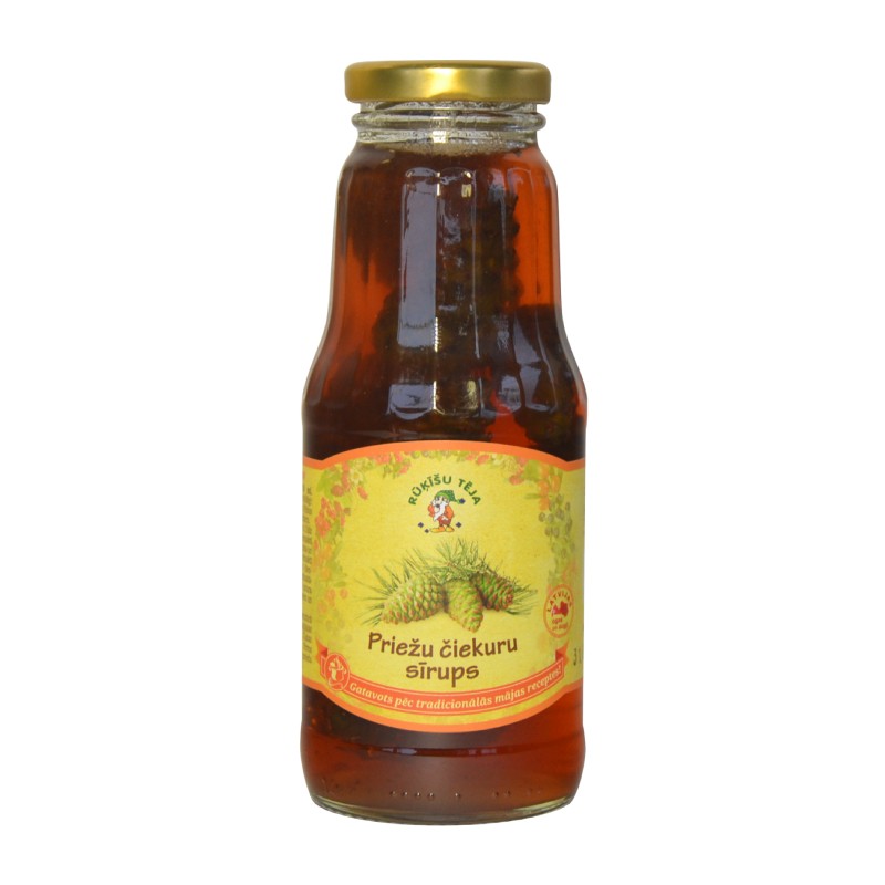 RŪĶĪŠU TĒJA pine cone syrup 230 ml