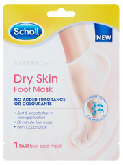 SCHOLL Dry Skin From Added Fragrance mask on foot 1 a couple