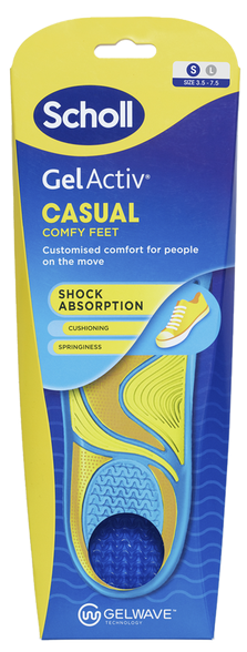 SCHOLL GelActiv (35,5-40,5 size) insoles 1 a couple