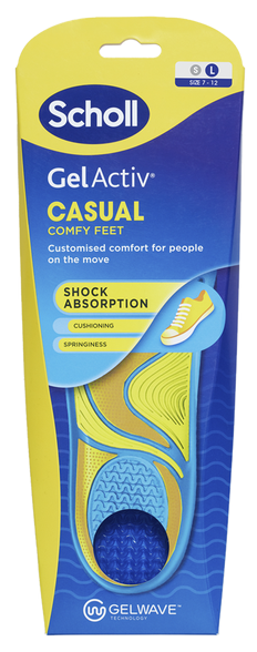 SCHOLL GelActiv (40-46,5 size) insoles 1 a couple