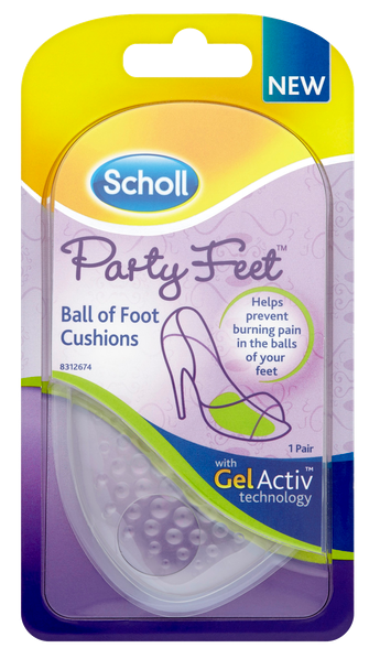 SCHOLL Party Feet gel inserts 1 a couple
