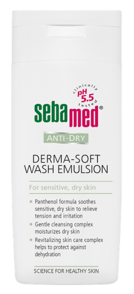 SEBAMED Anti-Dry Derma-soft Wash emulsion 200 ml