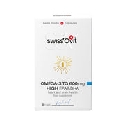 SWISS OVIT Omega-3 TG 600 mg fish oil capsules N30