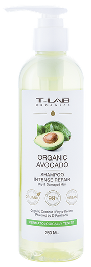 T-LAB Avocado Intense Repair shampoo 250 ml