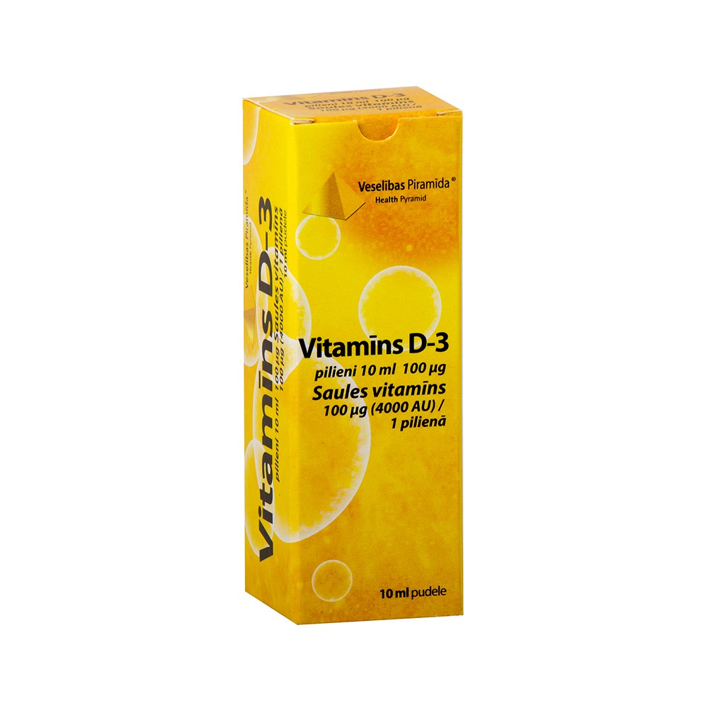 HEALTH PYRAMID Vitamin D3 Drops 100mcg 10ml