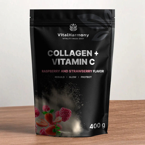 VH.Nutra Collagen + Vitamin C - Raspberry Strawberry 400 g