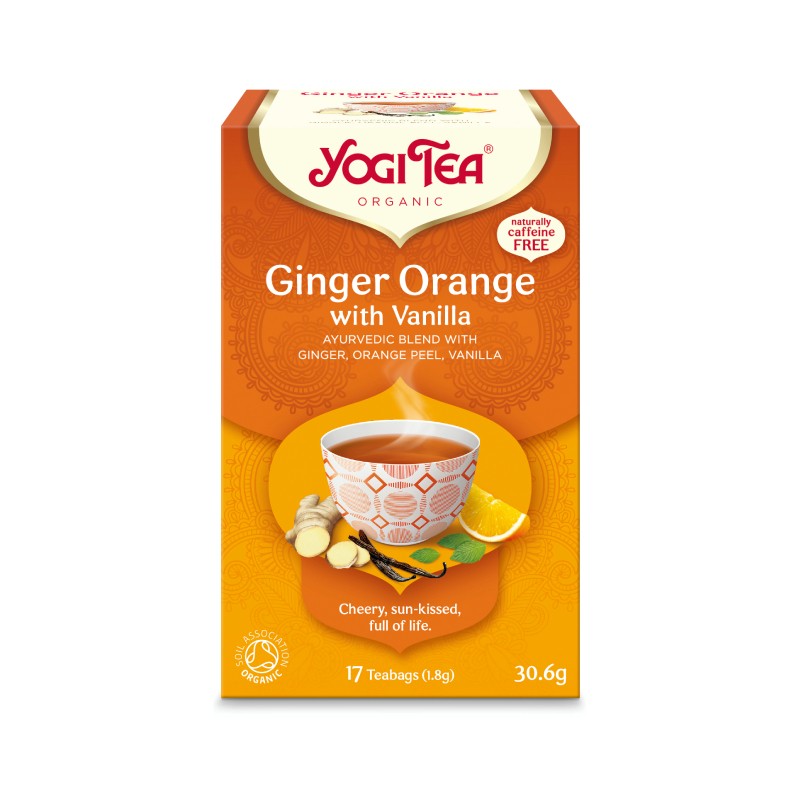 YOGI TEA Ginger, orange and vanilla tea N17