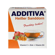 Additiva Heißer Sanddorn sea buckthorn vitamin C + zinc + vitamin D3 hot drink N10